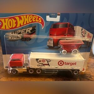 Hot Wheels Super Rigs Target Red Delivery Truck Toy